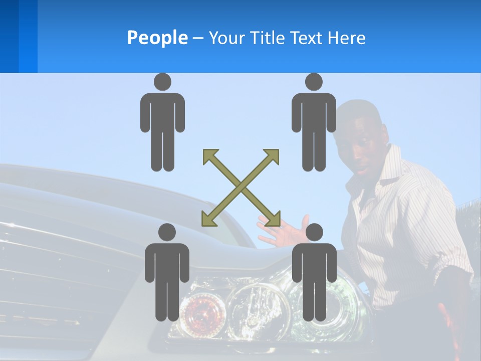 Architecture New Man PowerPoint Template