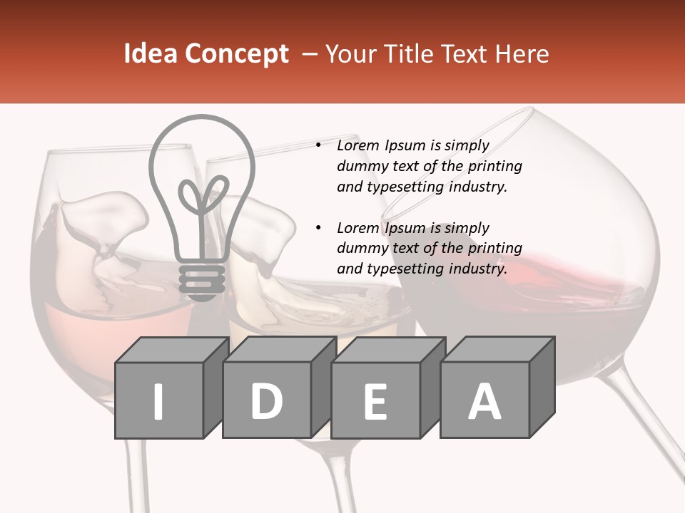 Investment Model Blue Sky PowerPoint Template