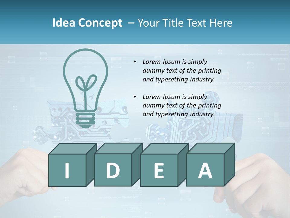 Conceptual Leaf Rent PowerPoint Template