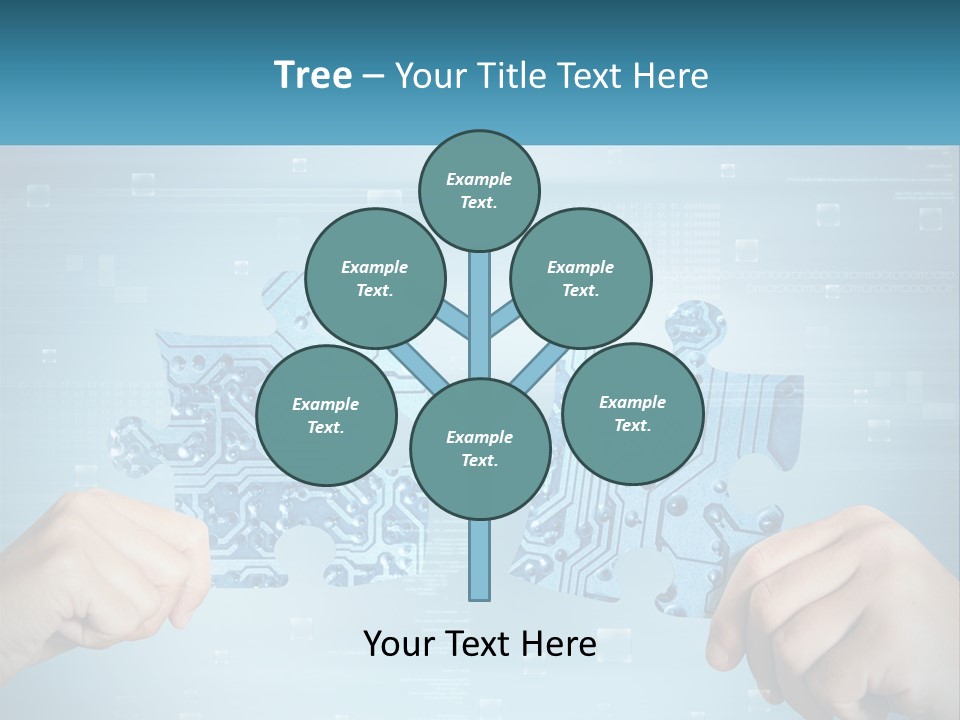 Conceptual Leaf Rent PowerPoint Template