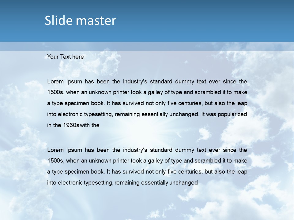 House Holding Green PowerPoint Template