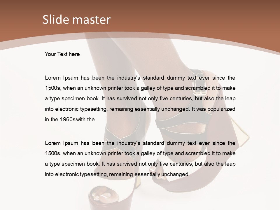 Hand Small Business PowerPoint Template