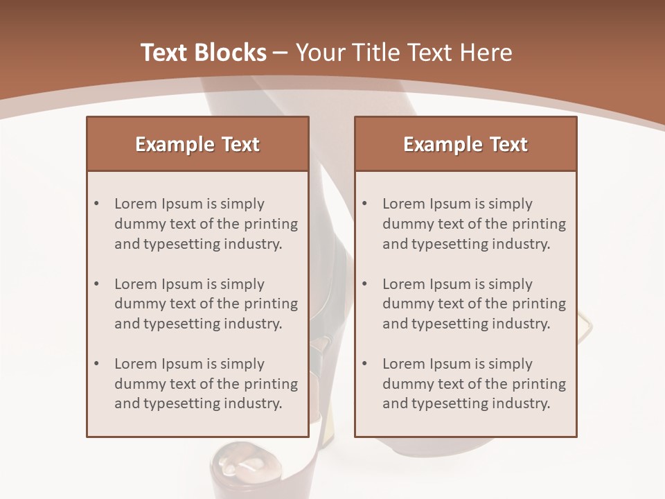 Hand Small Business PowerPoint Template