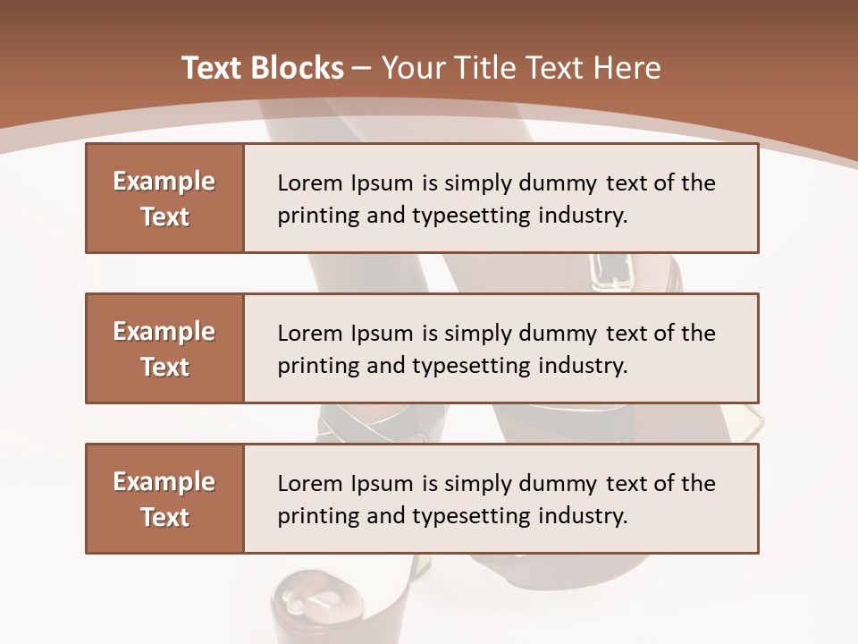 Hand Small Business PowerPoint Template