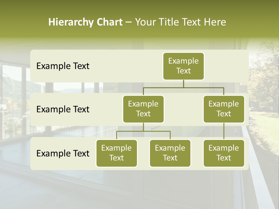 Blue Sky Man House PowerPoint Template