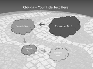 Blue Sky Construct Home PowerPoint Template