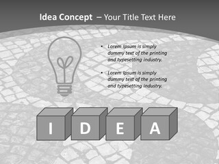 Blue Sky Construct Home PowerPoint Template