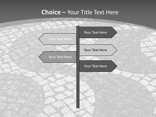 Blue Sky Construct Home PowerPoint Template