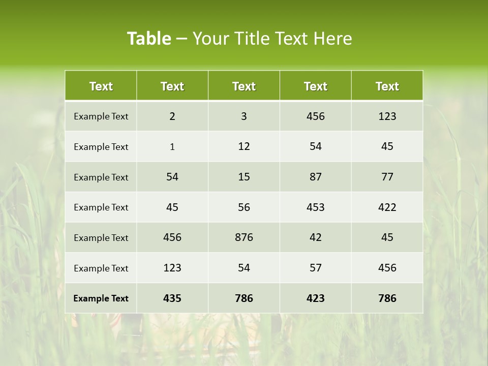 Leaf Ownership Architecture PowerPoint Template