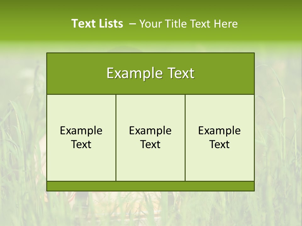 Leaf Ownership Architecture PowerPoint Template