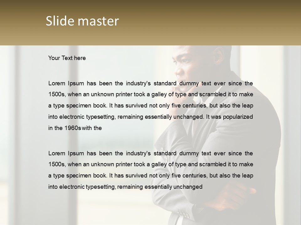 Man Property Build PowerPoint Template