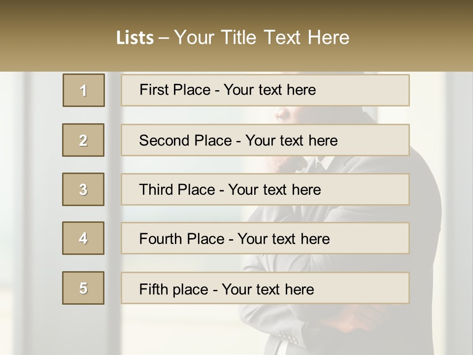Man Property Build PowerPoint Template