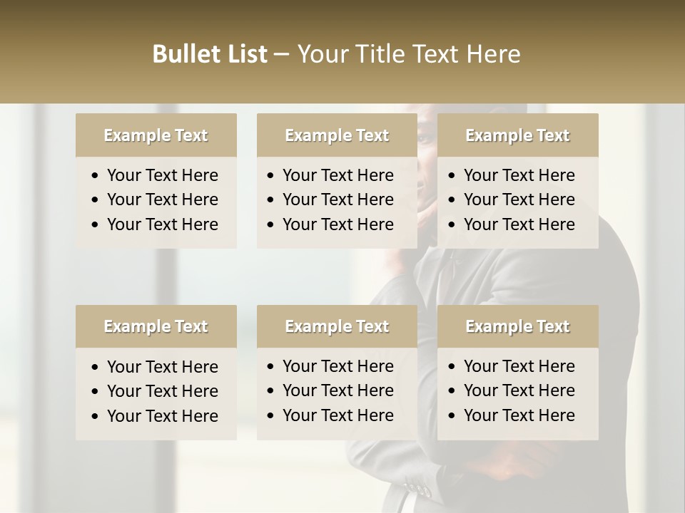 Man Property Build PowerPoint Template