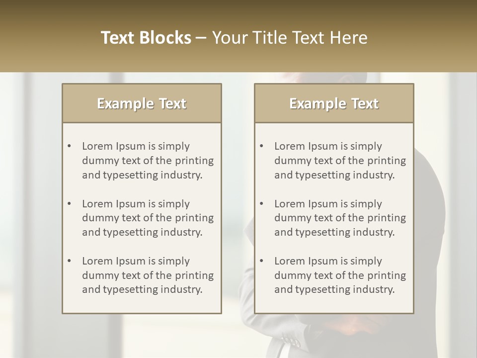 Man Property Build PowerPoint Template