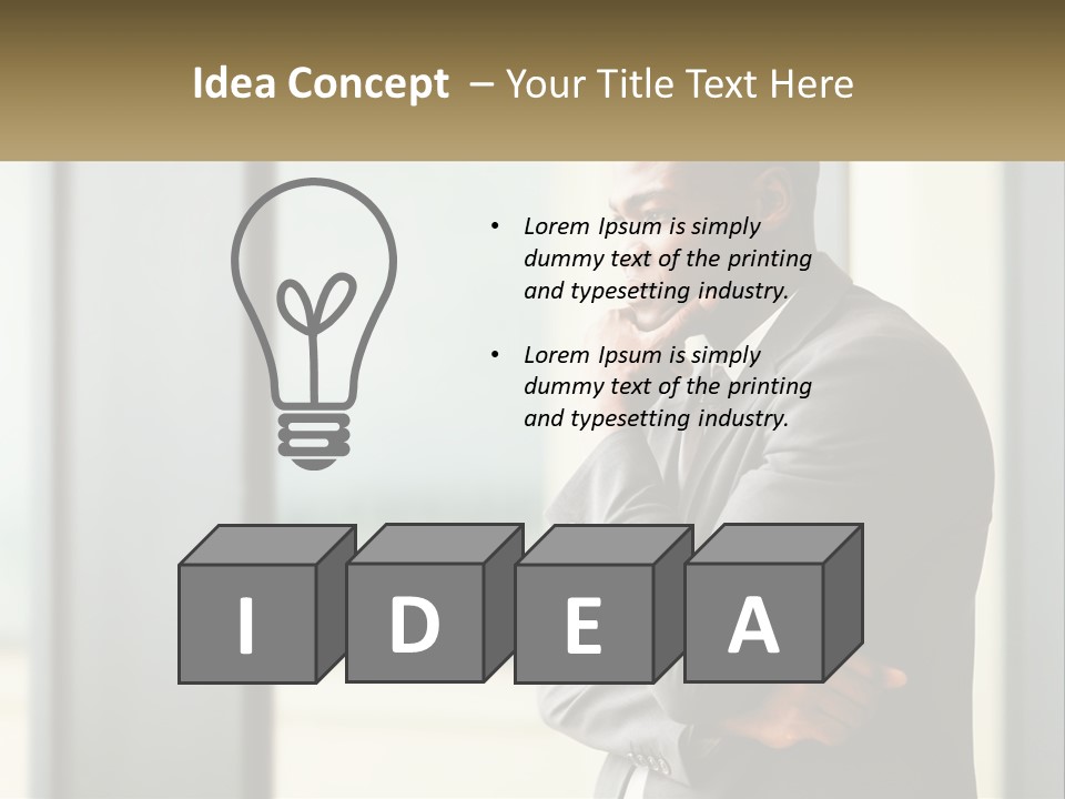 Man Property Build PowerPoint Template