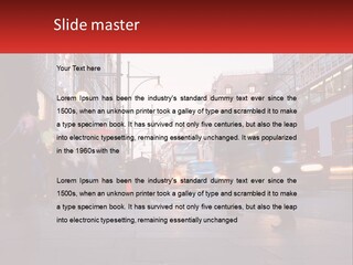 Human Hand Leaf Estate PowerPoint Template