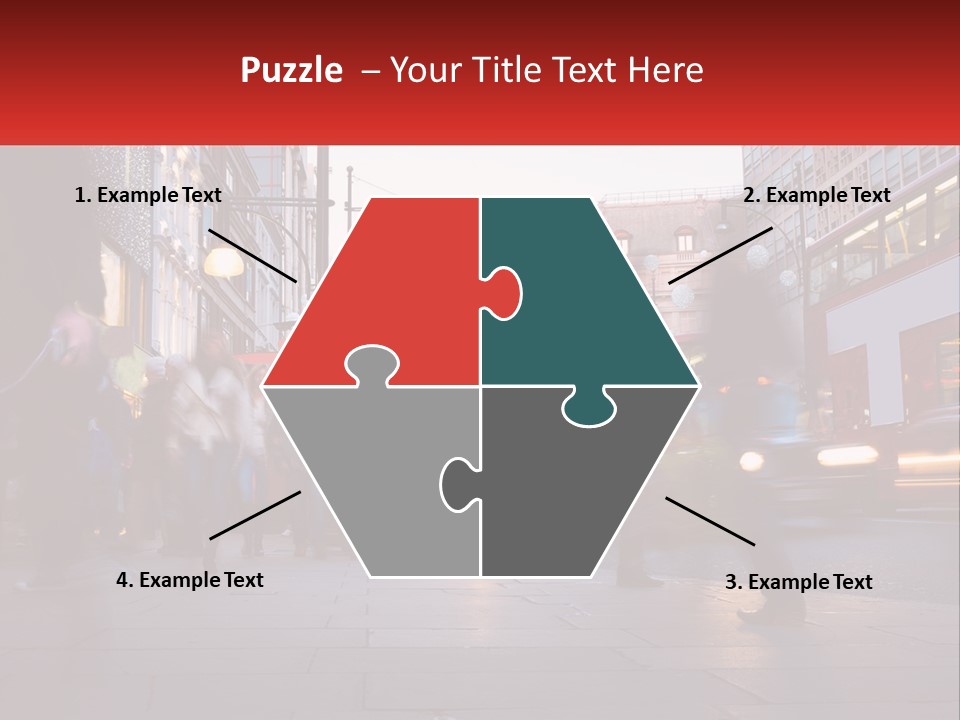 Human Hand Leaf Estate PowerPoint Template