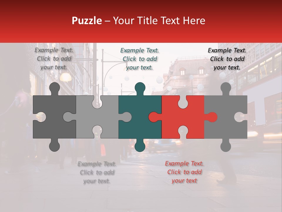 Human Hand Leaf Estate PowerPoint Template