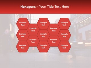 Human Hand Leaf Estate PowerPoint Template