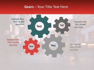 Human Hand Leaf Estate PowerPoint Template