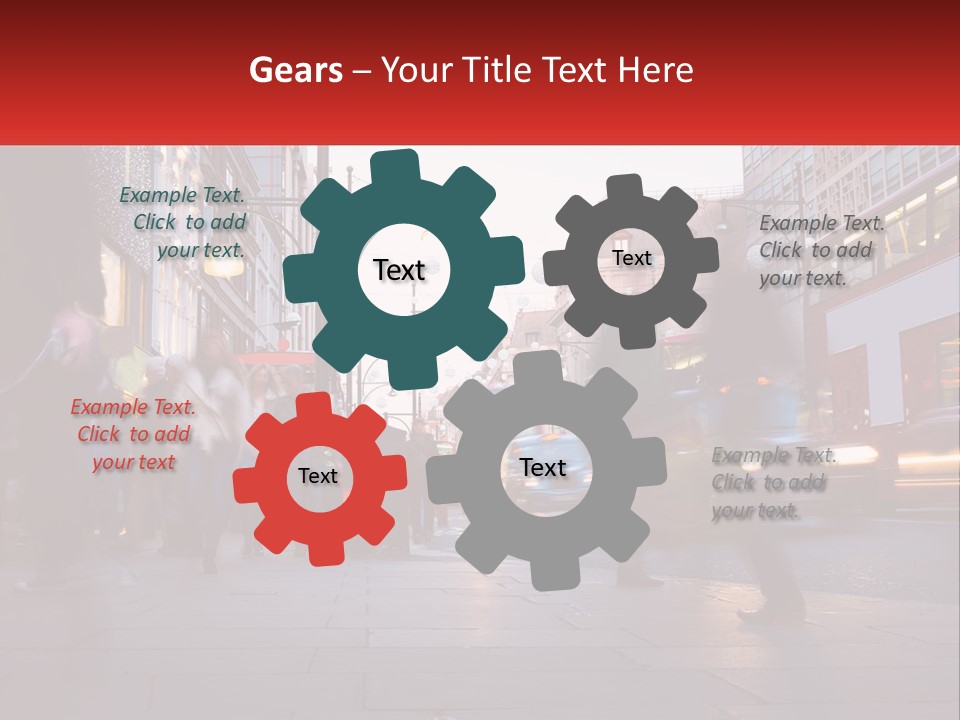 Human Hand Leaf Estate PowerPoint Template