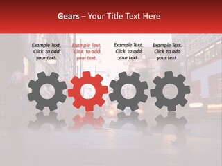 Human Hand Leaf Estate PowerPoint Template