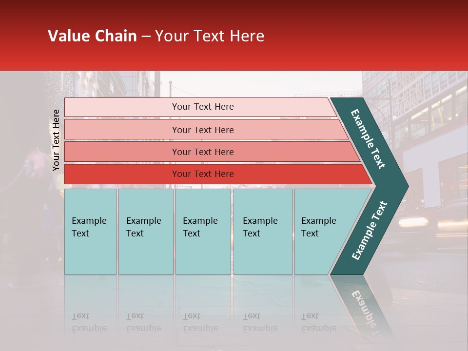 Human Hand Leaf Estate PowerPoint Template
