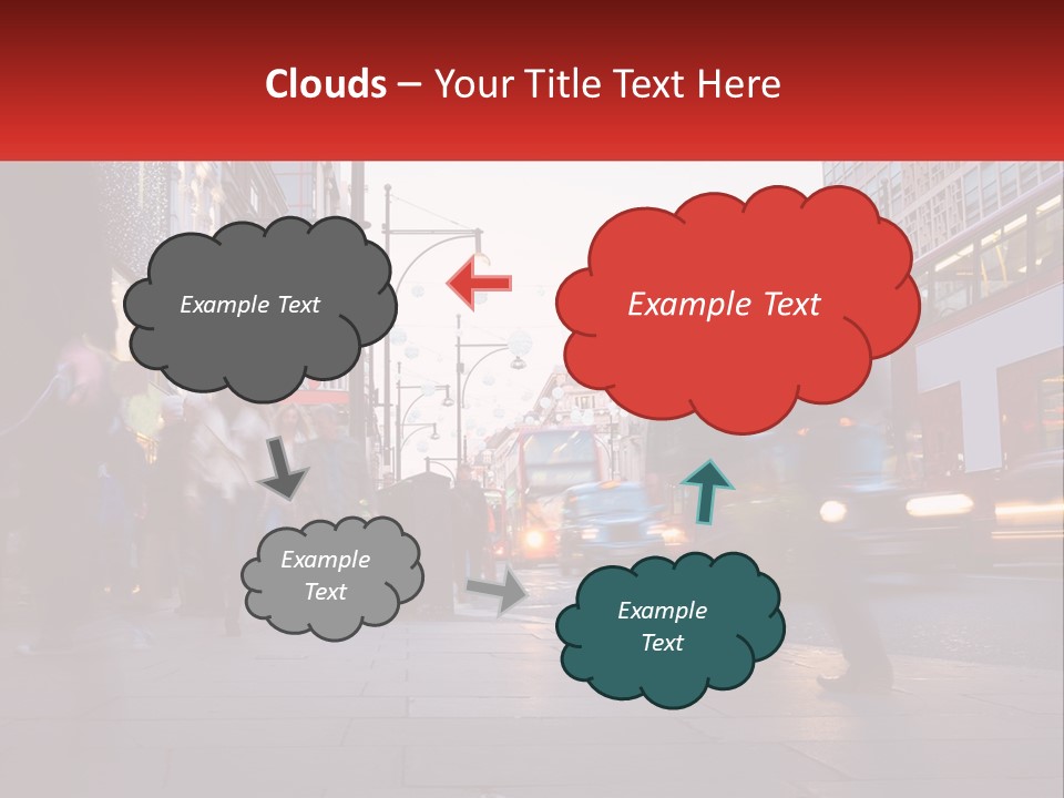 Human Hand Leaf Estate PowerPoint Template