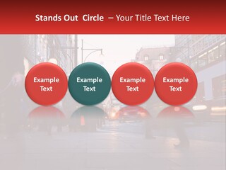 Human Hand Leaf Estate PowerPoint Template