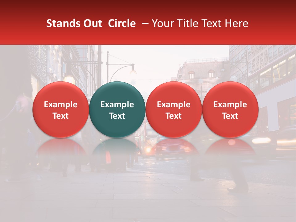 Human Hand Leaf Estate PowerPoint Template