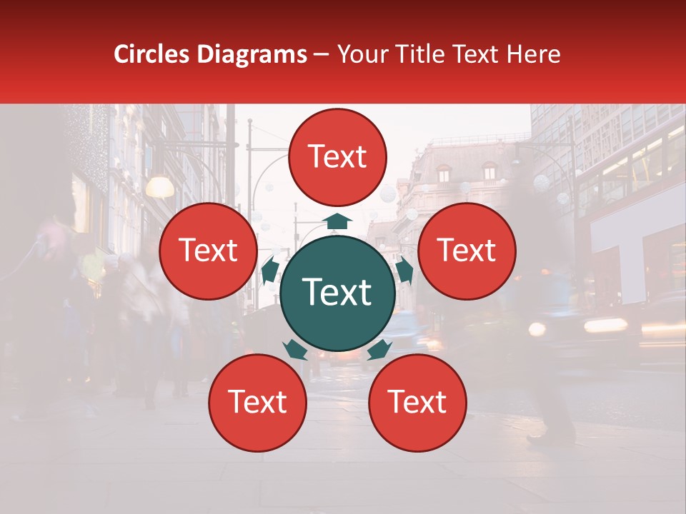 Human Hand Leaf Estate PowerPoint Template
