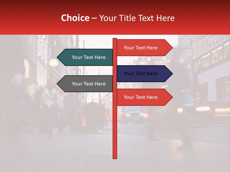 Human Hand Leaf Estate PowerPoint Template