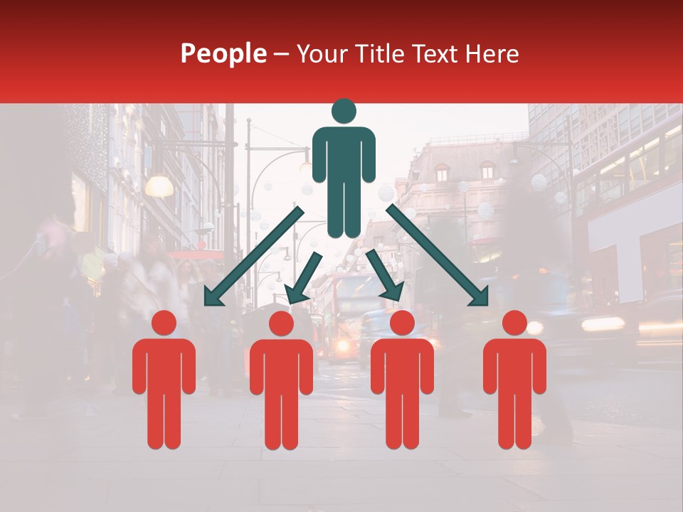 Human Hand Leaf Estate PowerPoint Template