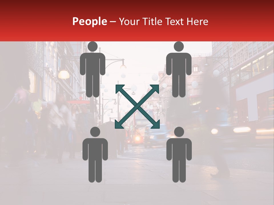 Human Hand Leaf Estate PowerPoint Template