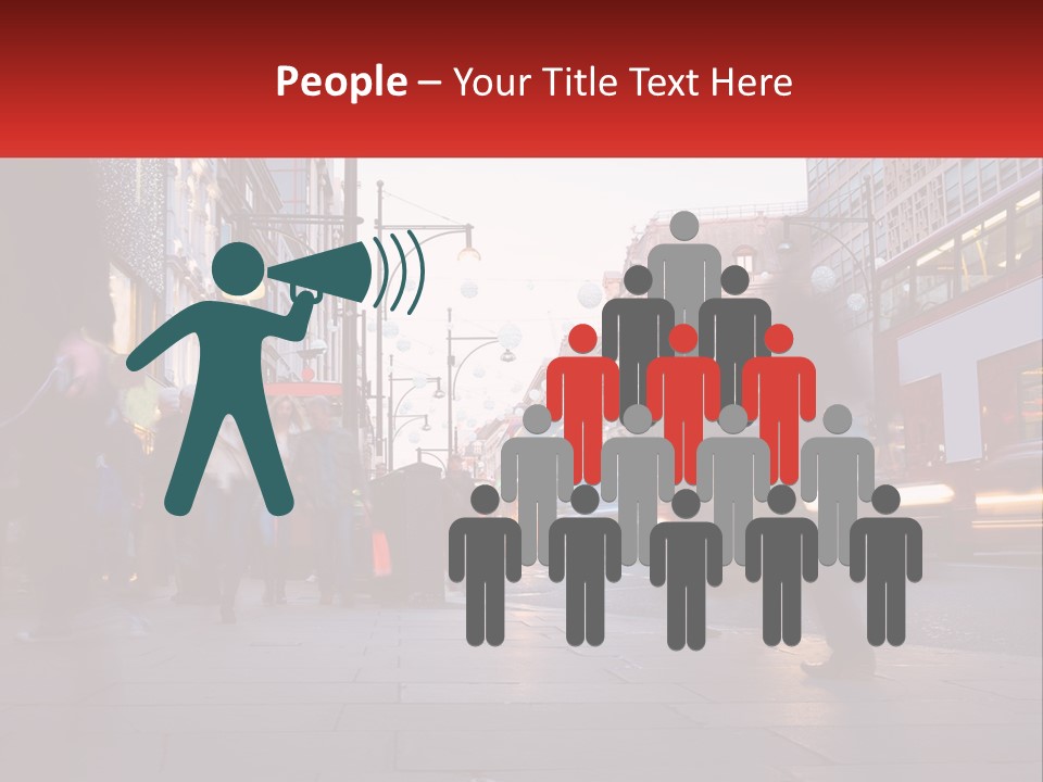 Human Hand Leaf Estate PowerPoint Template