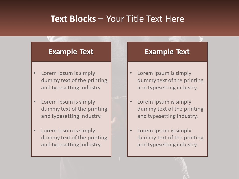 Park Holding Purchase PowerPoint Template
