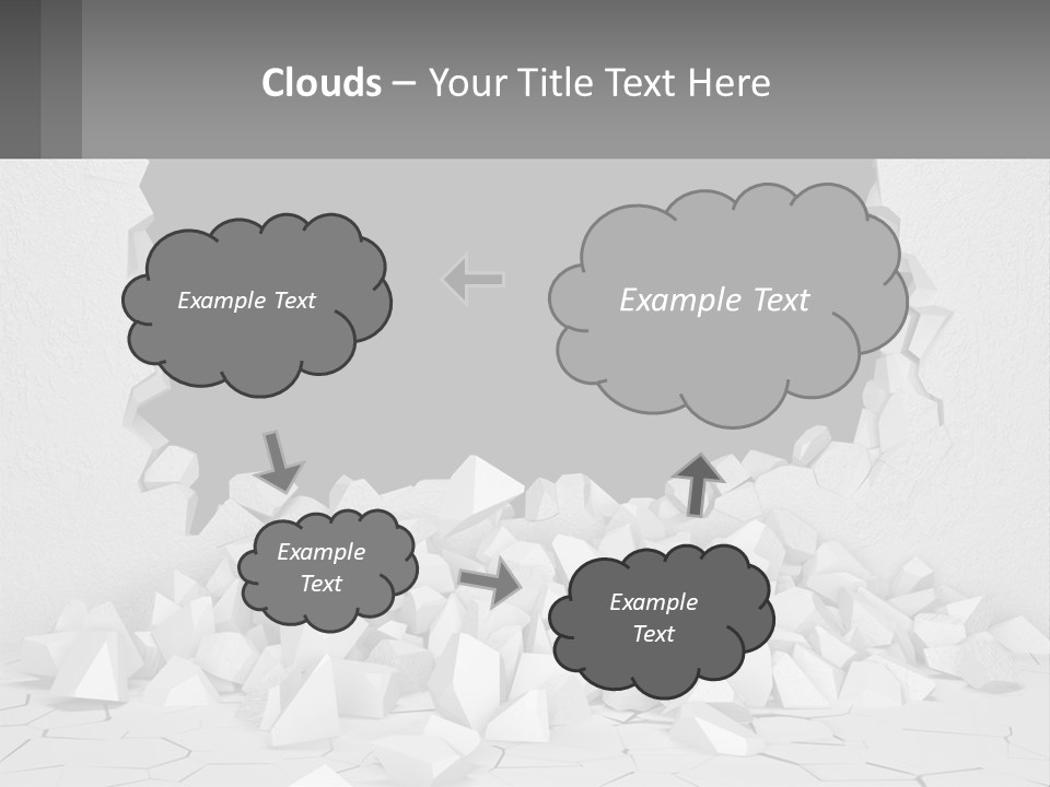Finance Background Leaf PowerPoint Template