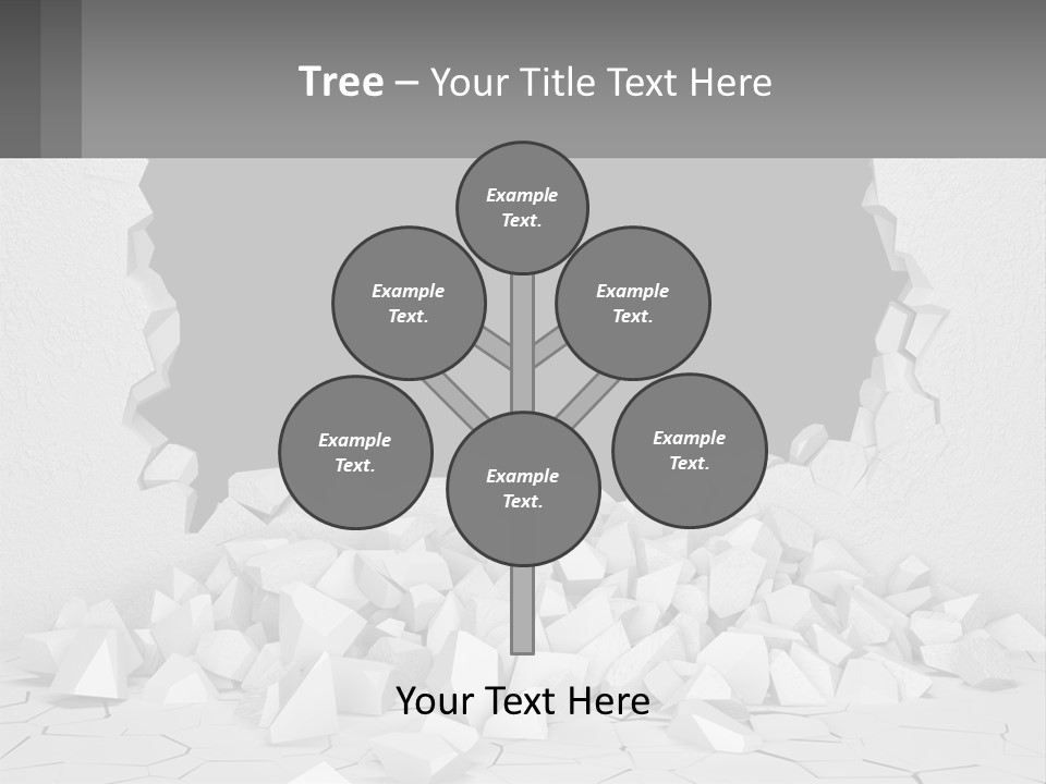 Finance Background Leaf PowerPoint Template