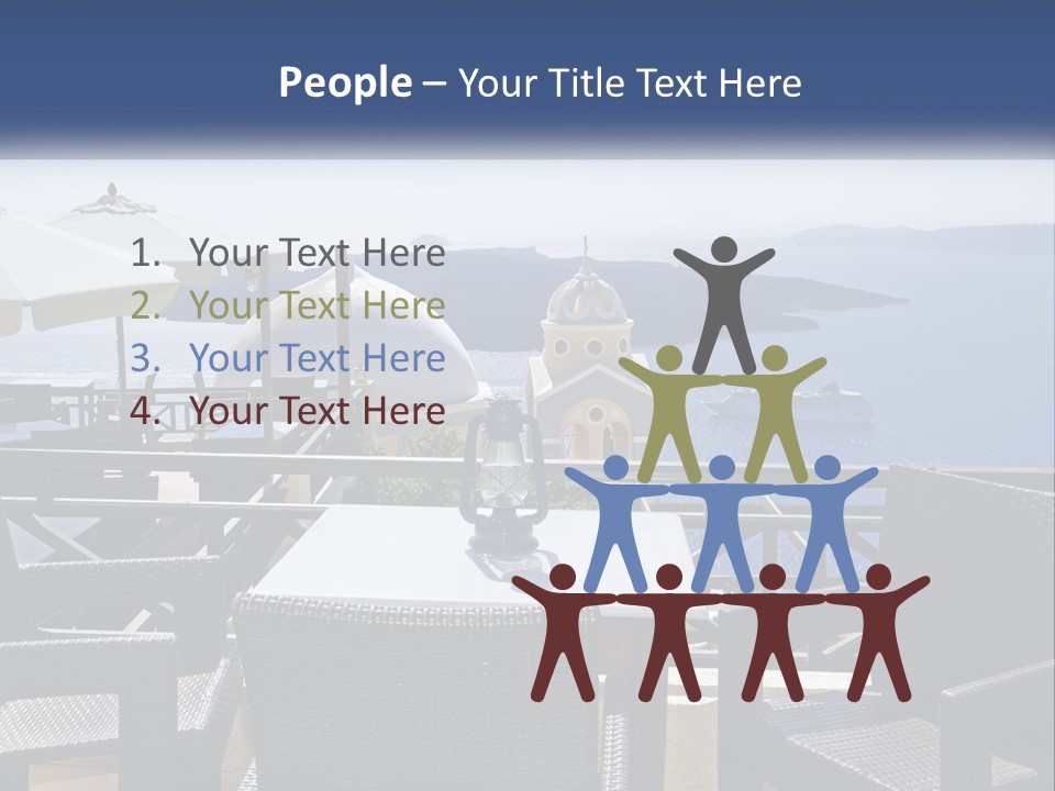 Holding Hand Structure PowerPoint Template