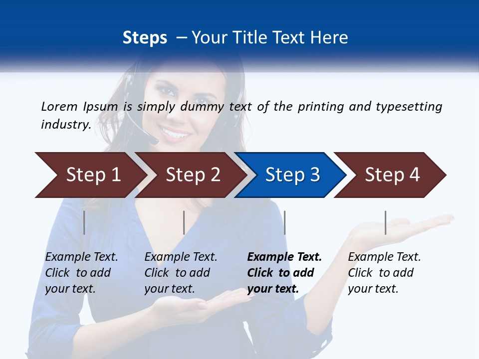 Loan Blue Sky Lawn PowerPoint Template