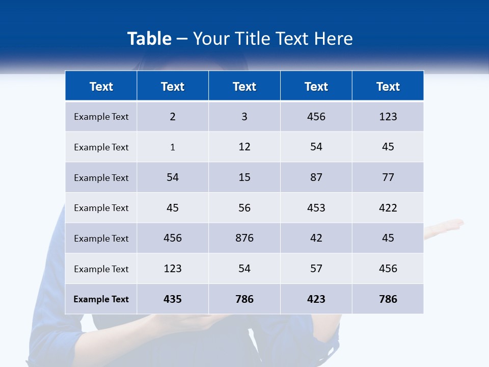Loan Blue Sky Lawn PowerPoint Template