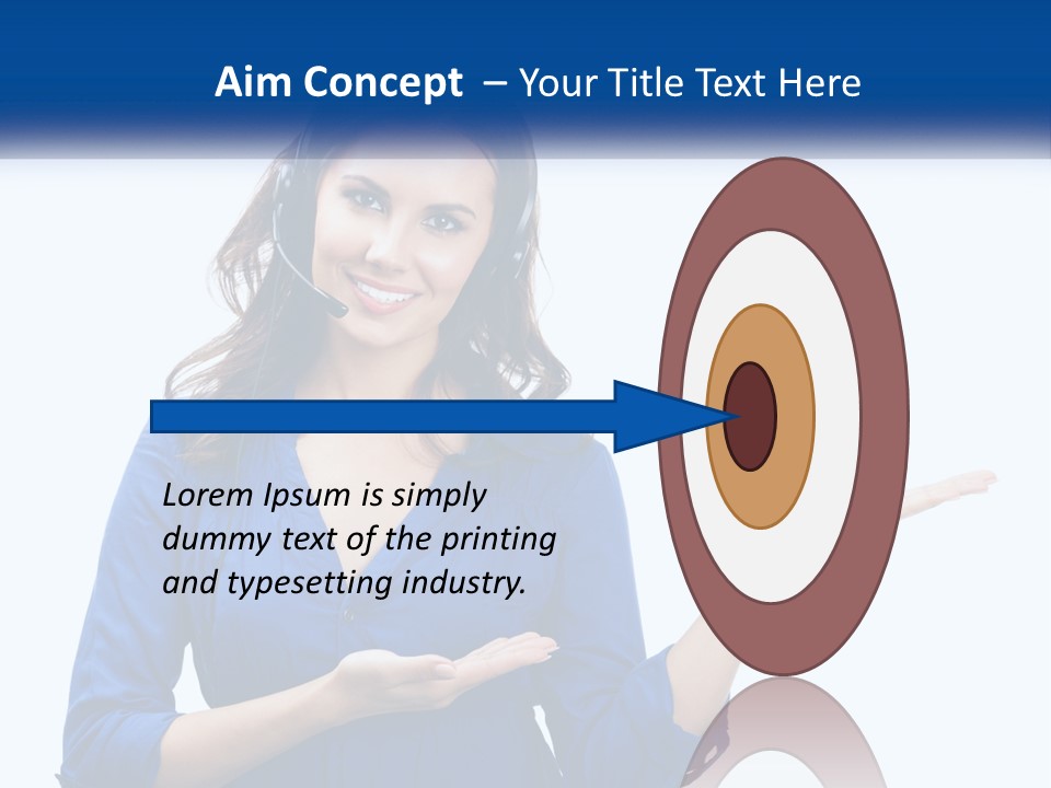 Loan Blue Sky Lawn PowerPoint Template