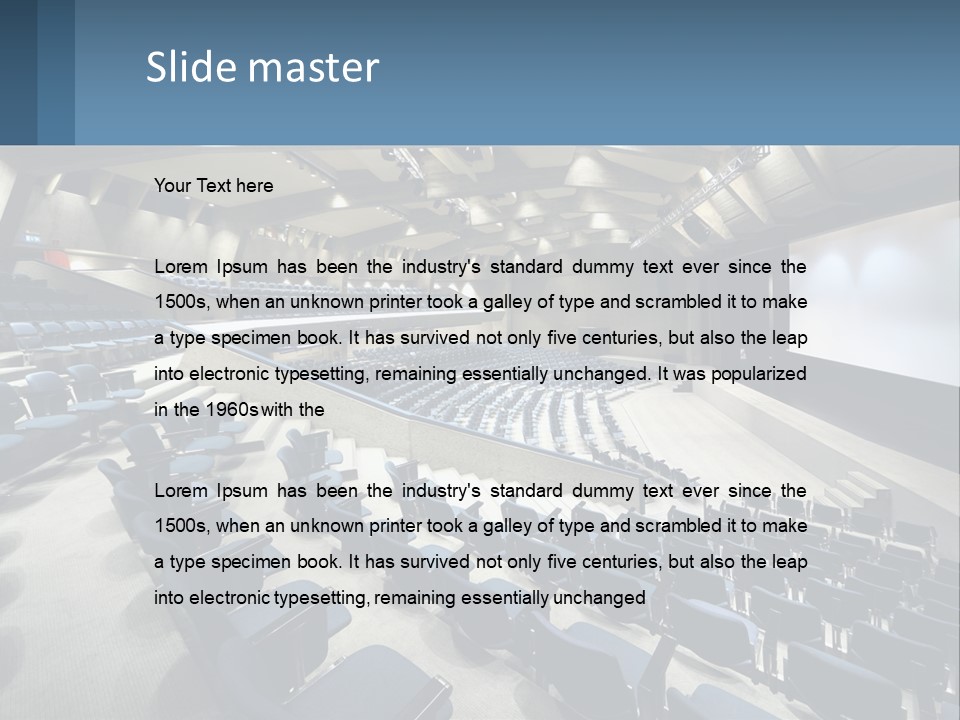 Construction Small Model PowerPoint Template