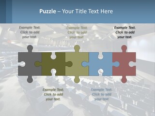 Construction Small Model PowerPoint Template