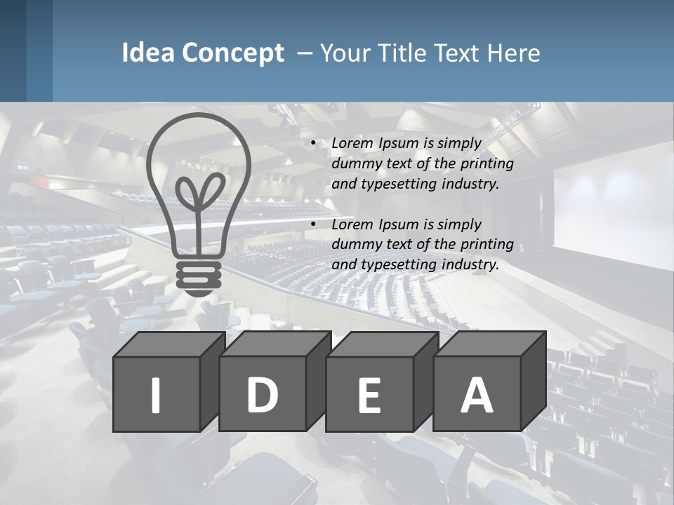 Construction Small Model PowerPoint Template