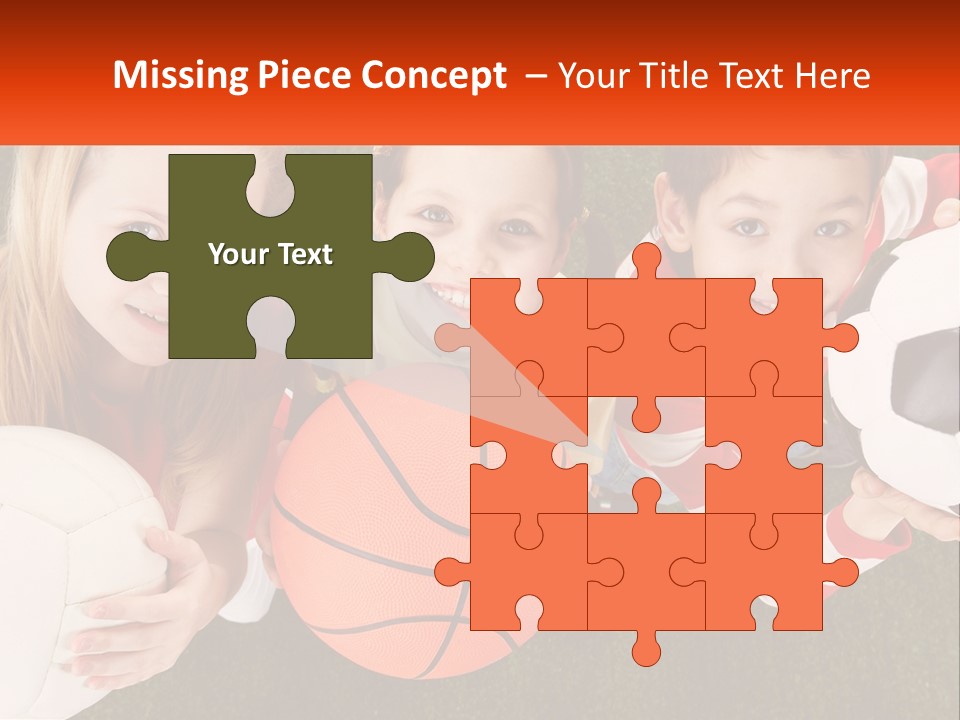 Lawn Conceptual Grass PowerPoint Template