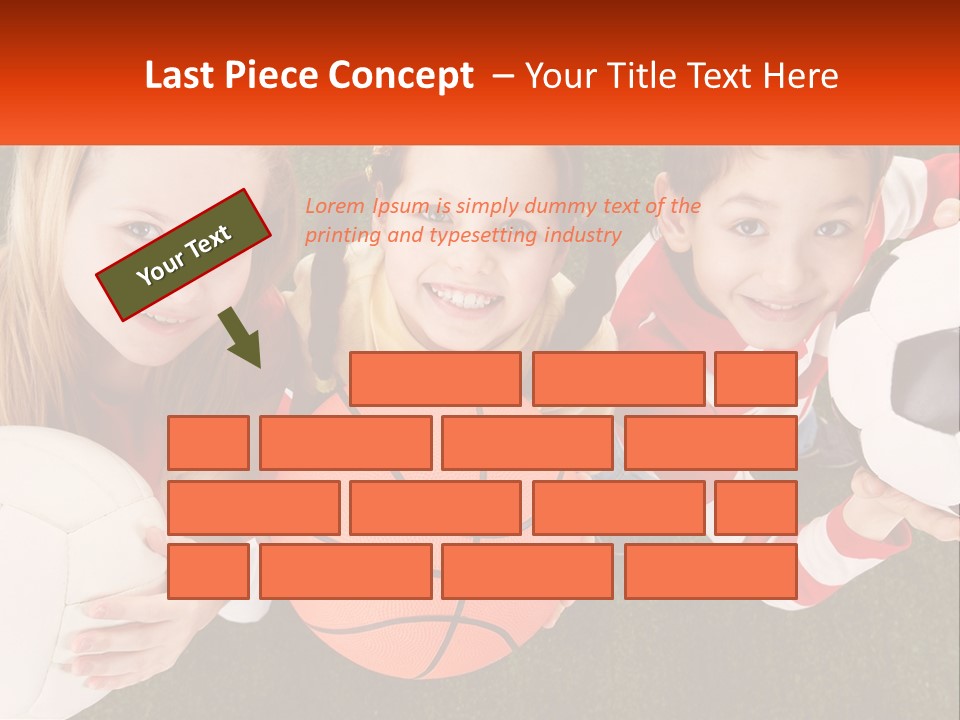 Lawn Conceptual Grass PowerPoint Template