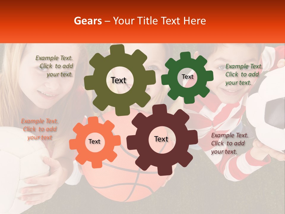 Lawn Conceptual Grass PowerPoint Template