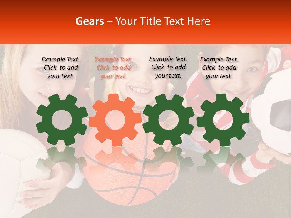 Lawn Conceptual Grass PowerPoint Template