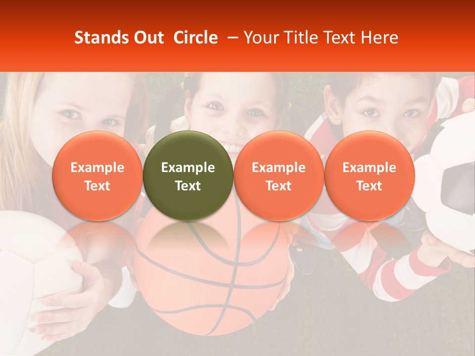 Lawn Conceptual Grass PowerPoint Template